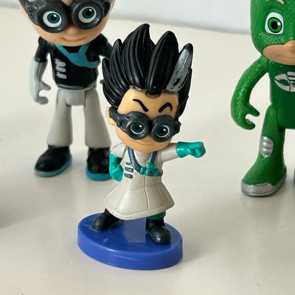 Lot of 7 PJ Masks Figures Gekko Owlette Catboy Romeo Figures Cake‎ Toppers Toys